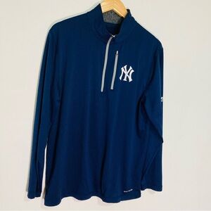Majestic size large NY Yankees 1/4 zip lightweight